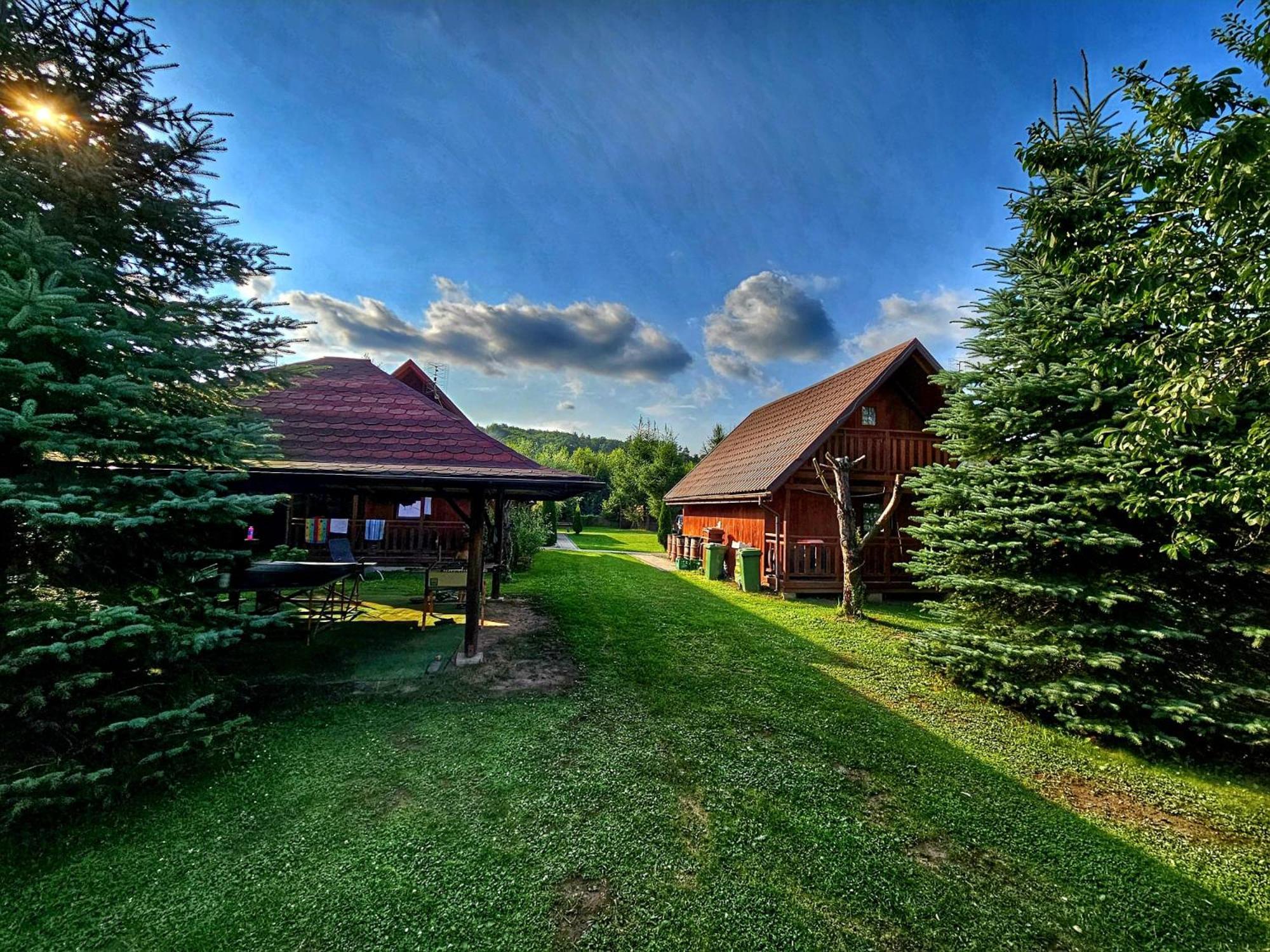 Domki Nad Sanem Леско Экстерьер фото