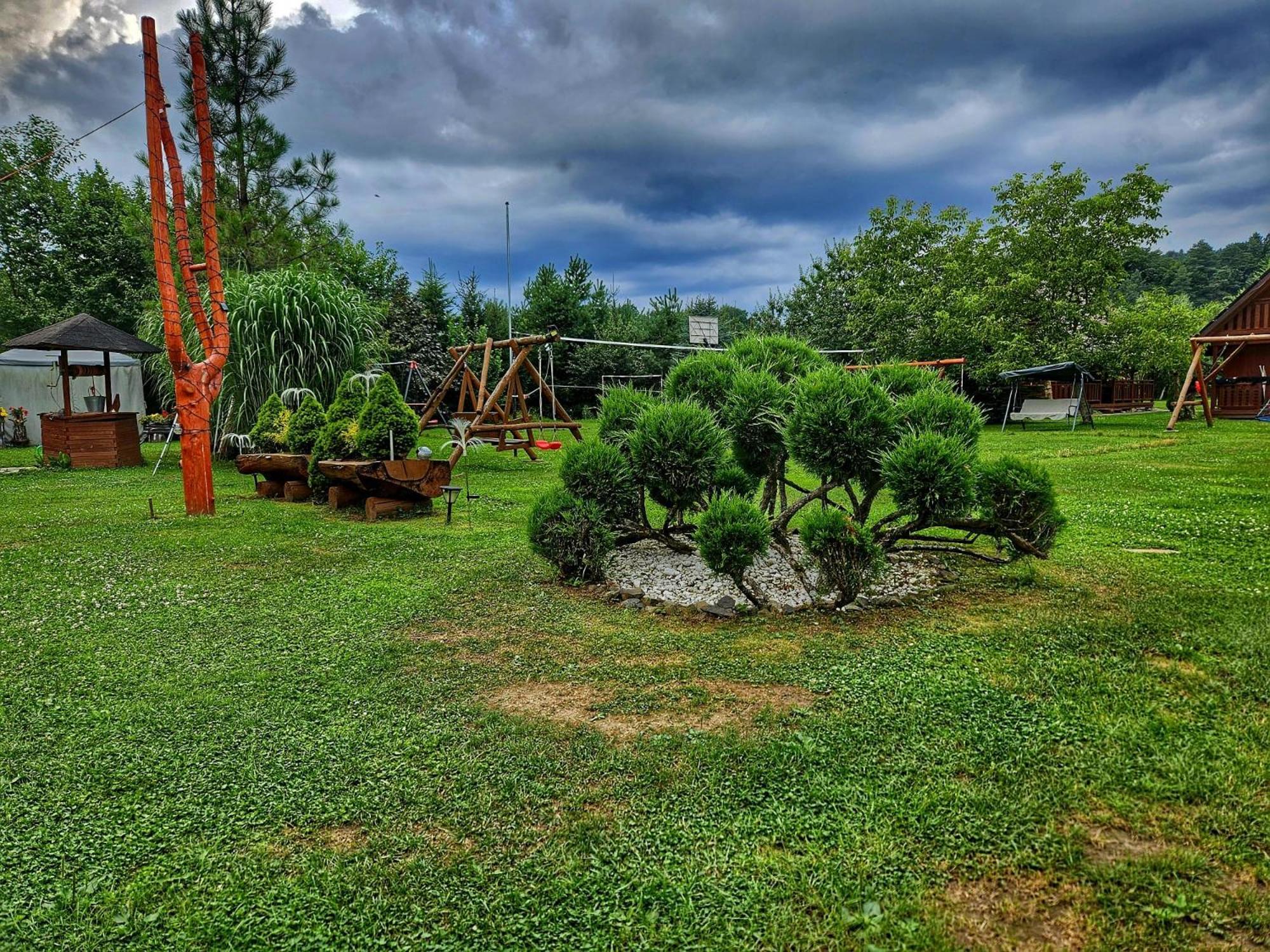 Domki Nad Sanem Леско Экстерьер фото